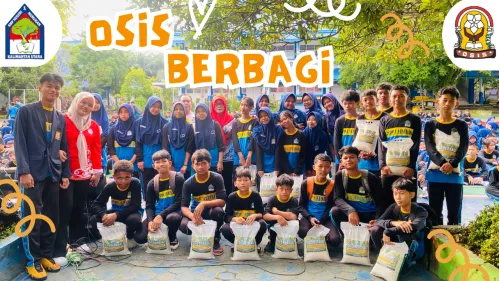 OSIS SMP Negeri 1 Nunukan Gelar Program Berbagi Bersama BAZNAS untuk Yatim dan Siswa Kurang Mampu
