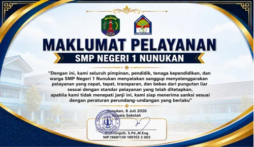 MAKLUMAT PELAYANAN SMPN 1 NNK